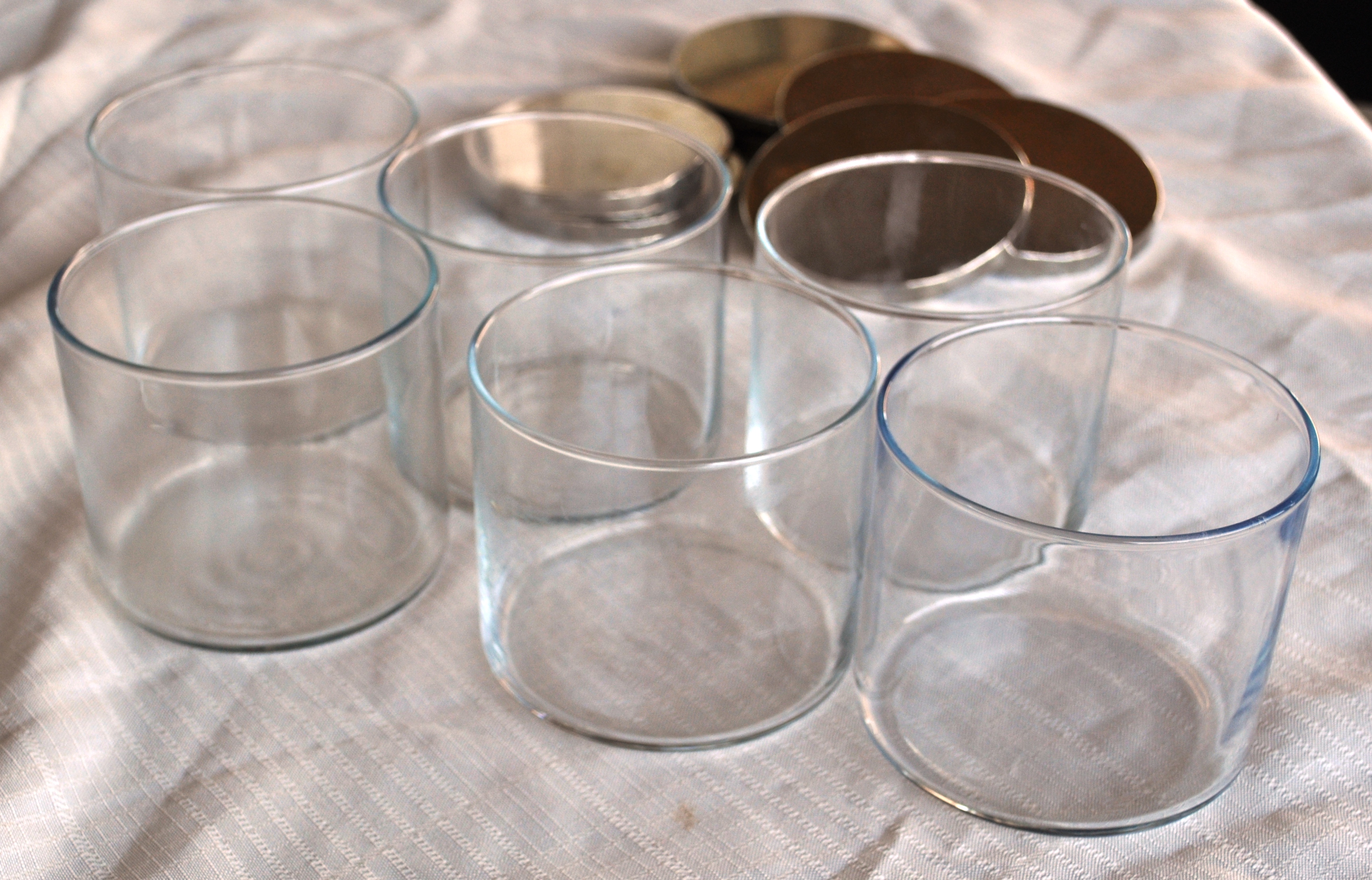 Candle holders before