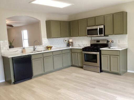 Updating to sell – painting cabinets the right color